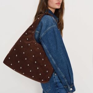 Reformation Willow Tote Bag Brown - Size OS